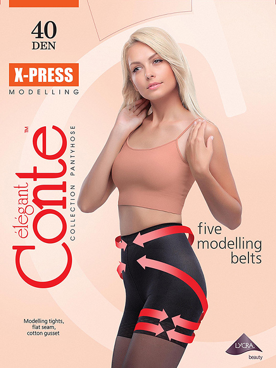 Колготки женские X-press  5-6 Conte
