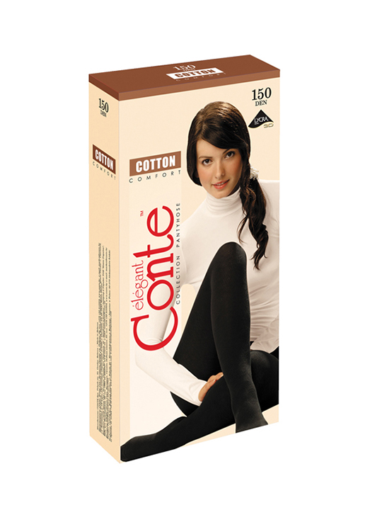 Колготки женские Cotton  2-4 Conte