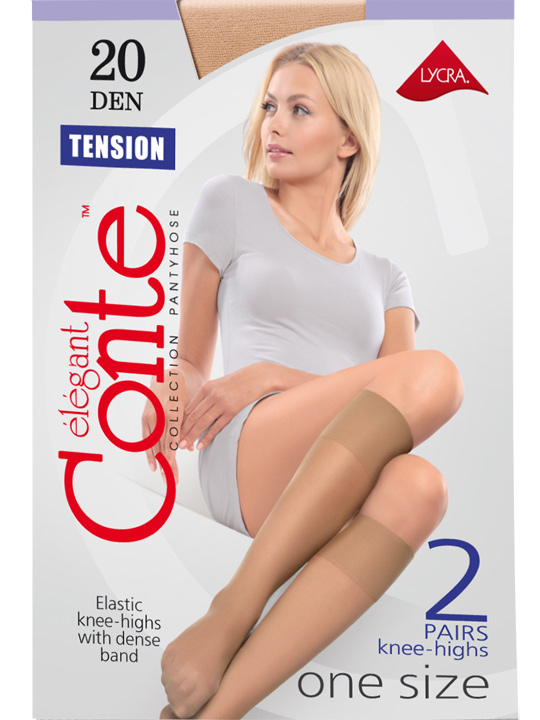 Гольфы женские Tension  Conte  2 пары