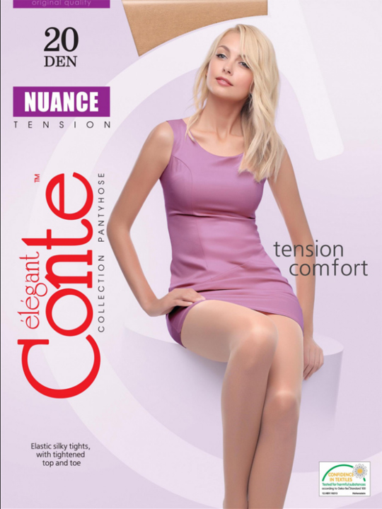 Колготки женские Nuance  2-4 Conte