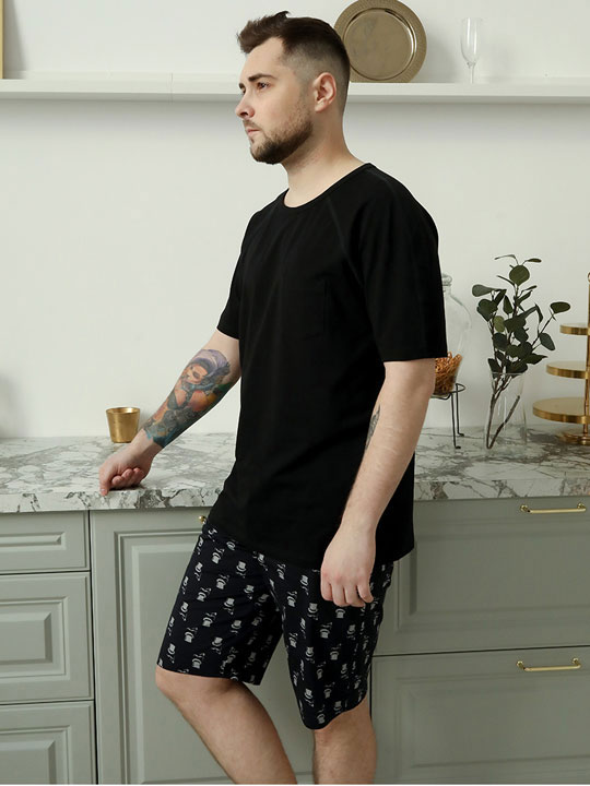 Комплект №2727W-20080+2727W-45036 Gentlemen с шортами