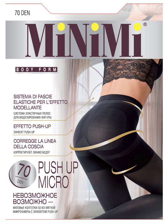 Колготки женские Push up micro70/140  MiNiMi