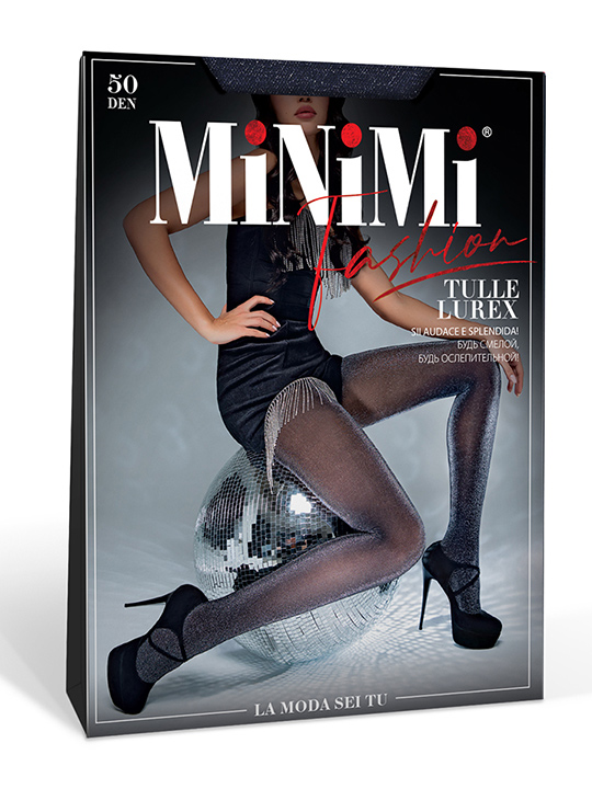 Колготки женские Tulle Lurex  MiNiMi