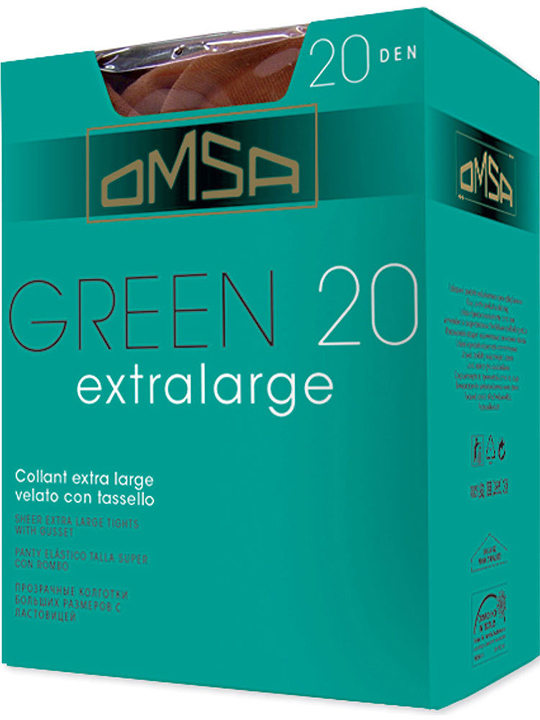 Колготки женские Green Extralarge Xl