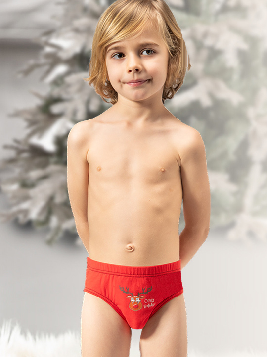 Трусы для мальчиков №EB Kids In Red Образец слип