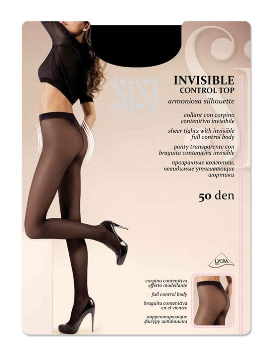 Колготки женские Invisible Control Top  Sisi