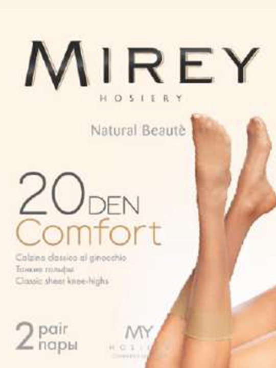 Гольфы женские Comfort 20 new Классика [2 пары]