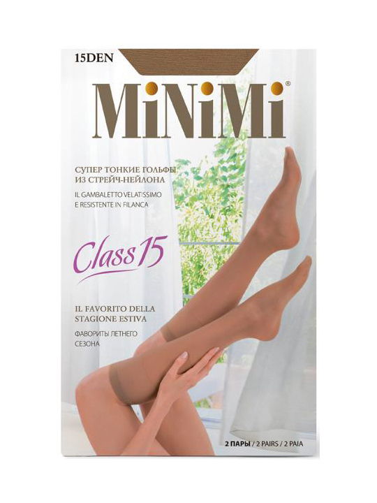 Гольфы женские Class  MiNiMi  [2 пары]